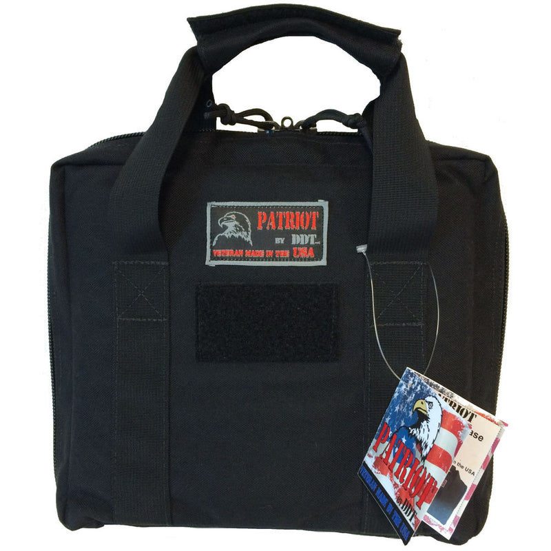 BERNI DOUBLE PISTOL CASE - BLACK