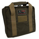 BERNI DOUBLE PISTOL CASE - CHOCOLATE