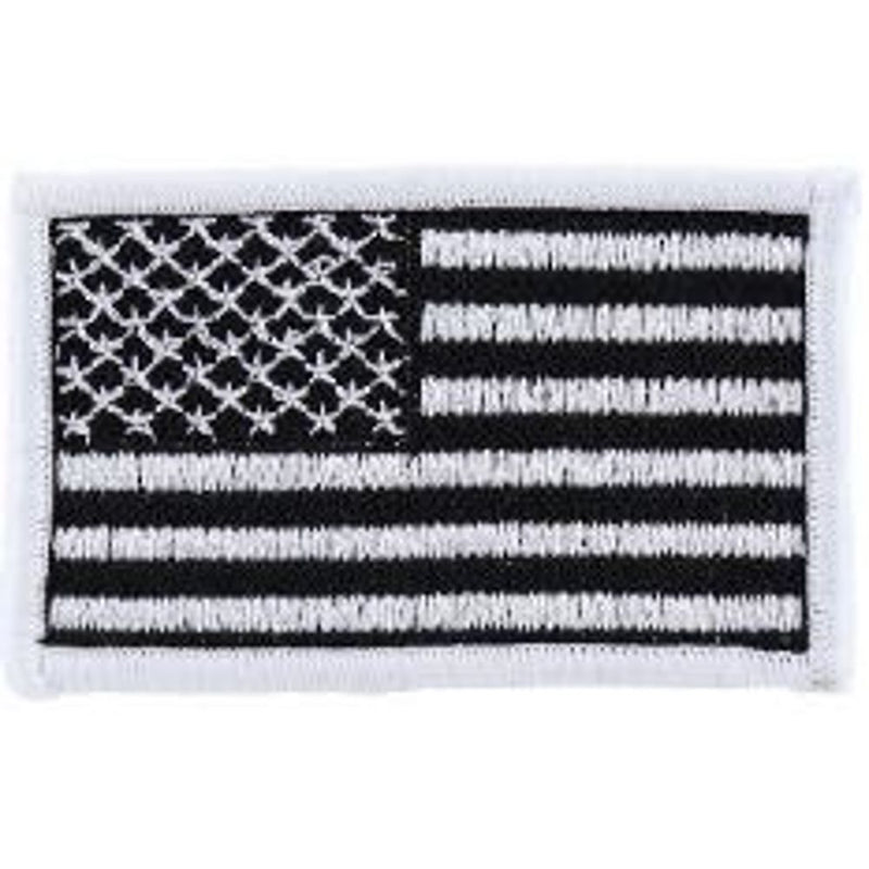 EMBROIDERED MORAL PATCH FLAG BLACK