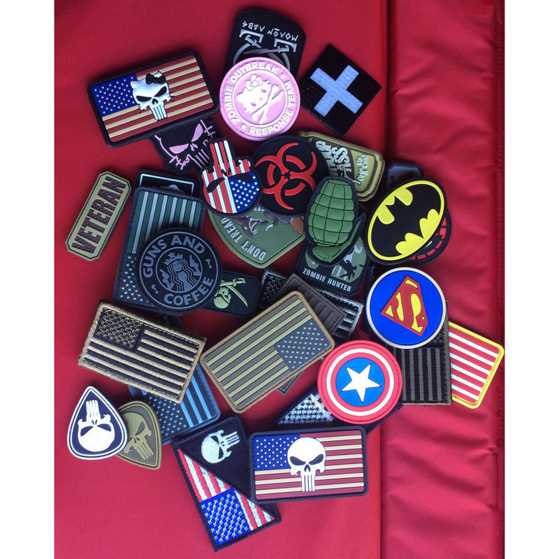 EMBR MORAL PATCH FLAG PUNISHER BLACK