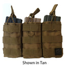 M4 TRIPLE MOLLE POUCH OD GREEN
