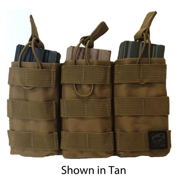 M4 TRIPLE MOLLE POUCH OD GREEN