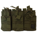M4 TRIPLE STACKER MOLLE POUCH OD GREEN