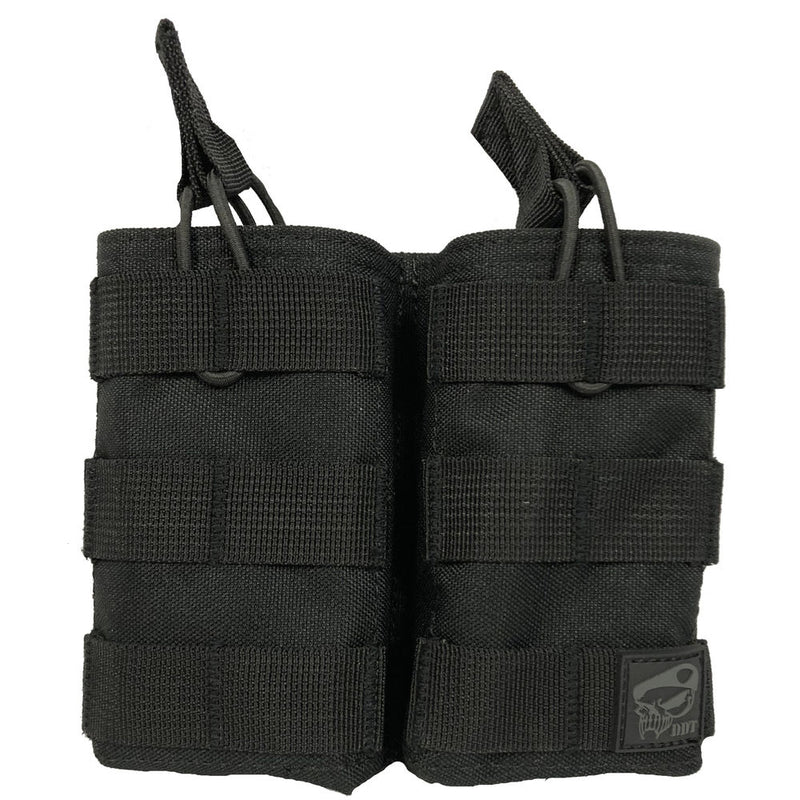 M4 DOUBLE STACKER MOLLE POUCH BLACK