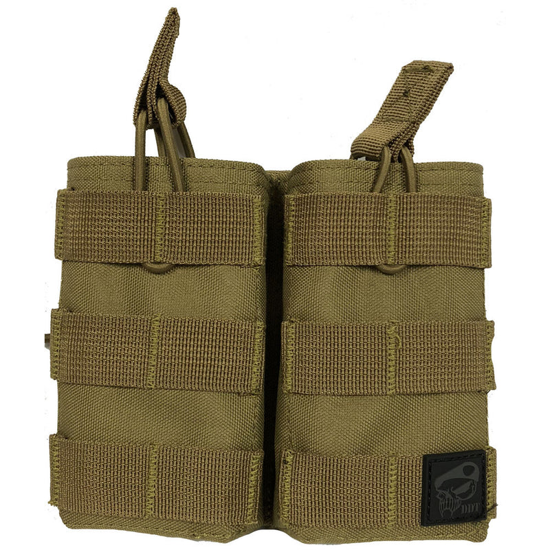 M4 DOUBLE STACKER MOLLE POUCH TAN