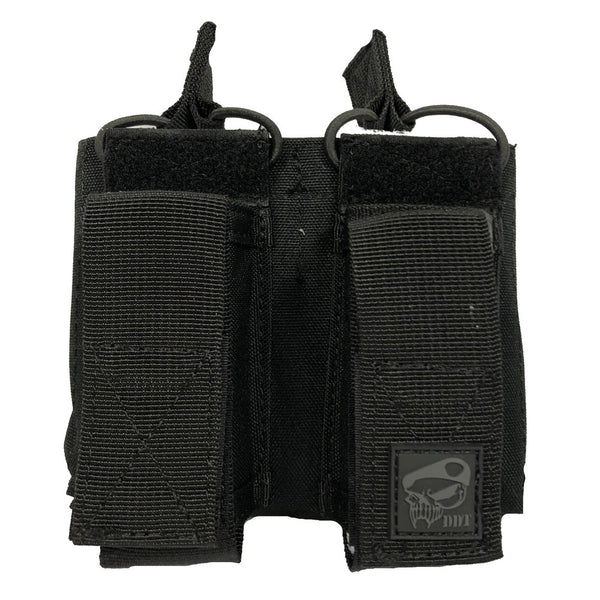 M4 DOUBLE KANGAROO MOLLE POUCH BLACK