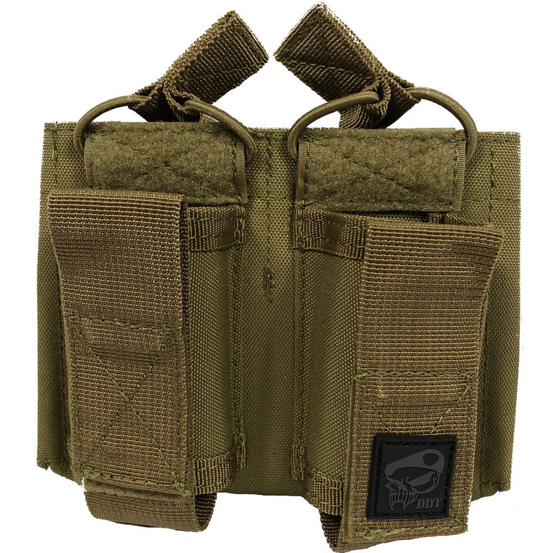 M4 DOUBLE KANGAROO MOLLE POUCH TAN