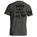 JUST THE TIP T-SHIRT GREY LRG