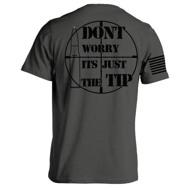 JUST THE TIP T-SHIRT GREY LRG