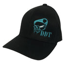 EMBROIDED LOGO BLK TEAL W/WHT HAT MED