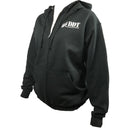 ICE CRYSTAL ZIP UP HOODIE BLACK LARGE