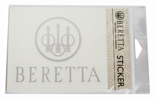 BERETTA TRIDENT DECAL-WHITE