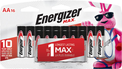 ENERGIZER MAX BATTERRIES AA