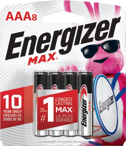 ENERGIZER MAX BATTERRIES AAA