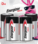 ENERGIZER MAX BATTERRIES D