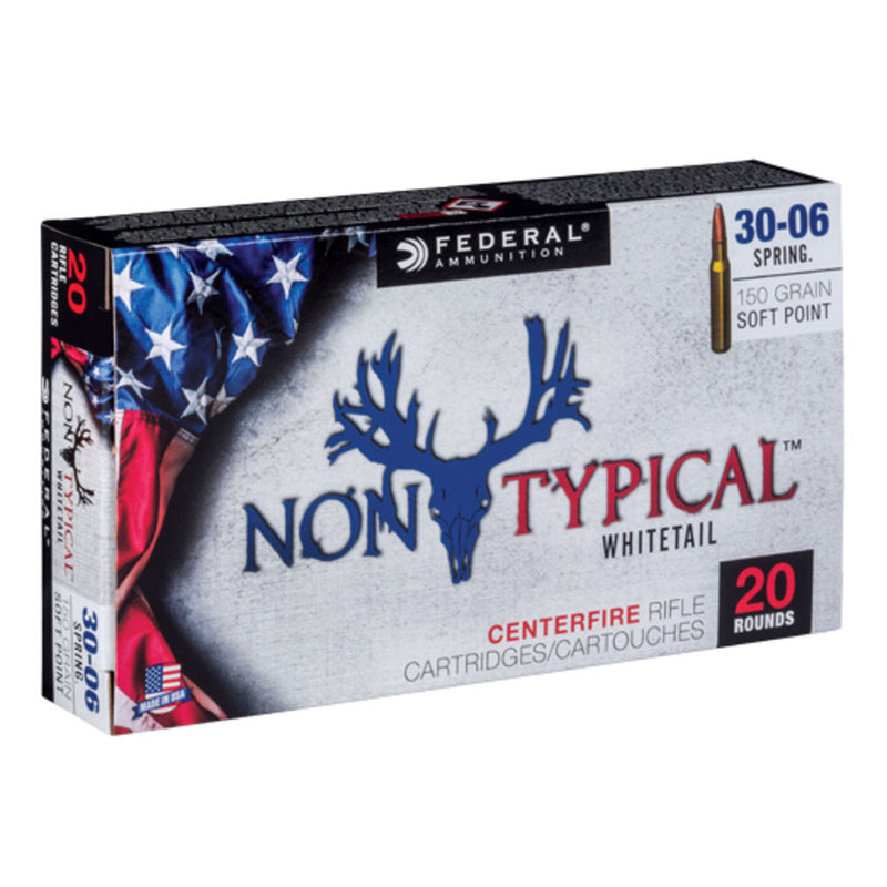 NON-TYPICAL 30-06 SPR SP 150GR 20/BX