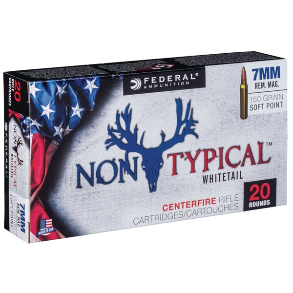 NON-TYPICAL SP 7MM REM MAG 150GR 20/BX
