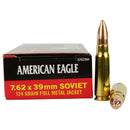 AMER EAGLE 7.62X39 124GR FMJ 20/BX