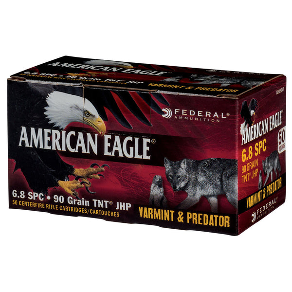 AMER EAGLE 6.8 SPC 90GR JHP VRM 50RD/BX