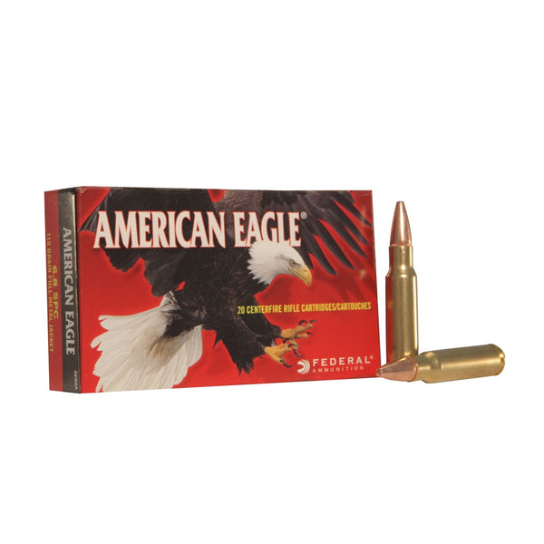 AMER EAGLE 6.8 SPC 115GR FMJ 20RD/BX