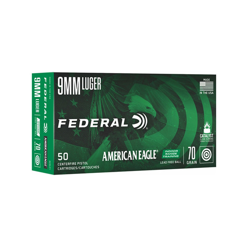 9MM LUGER LEAD FREE RANGE 70GR 50/BX