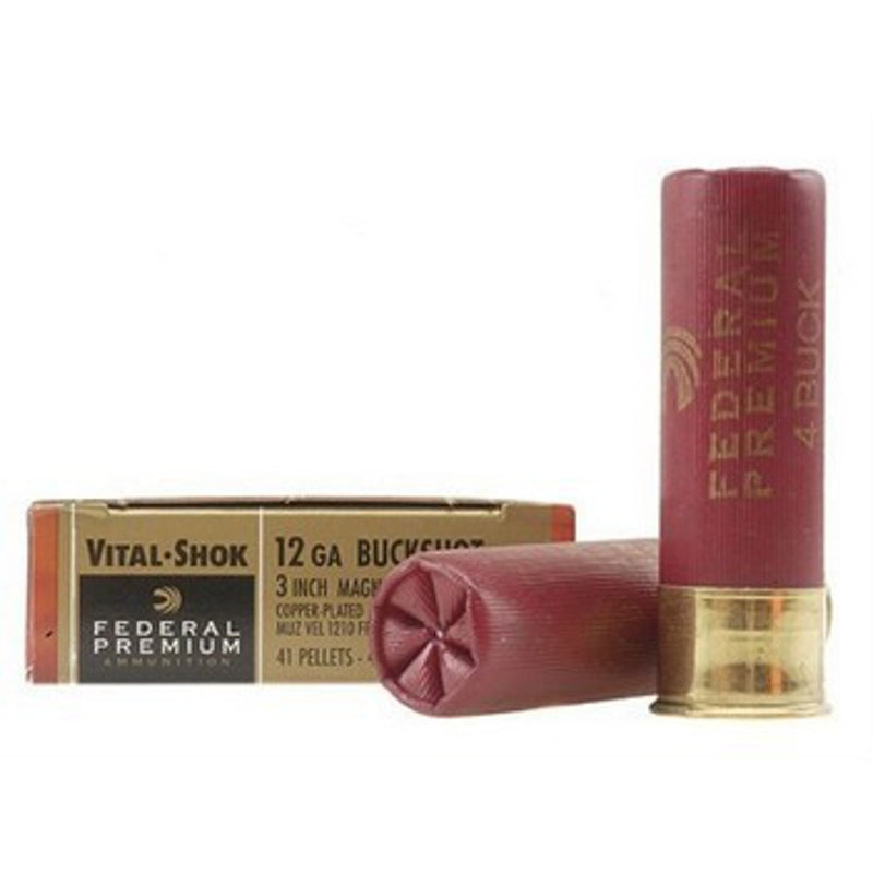 VITAL-SHOK 12GA 3IN MAG 41P 4B 5RD/BX