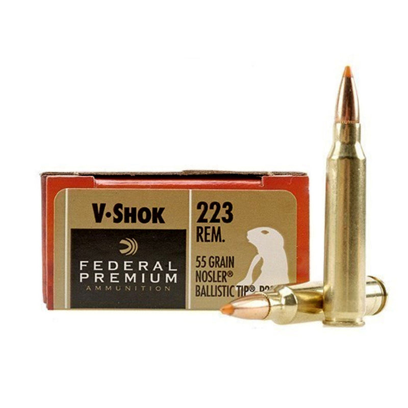 V-SHOK 223 REM 55GR NBT 20RD/BX