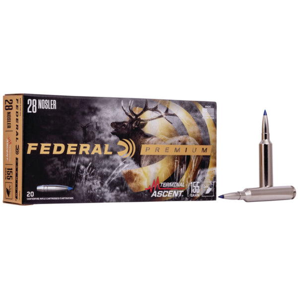 PREM 28 NOSLER TERMINAL ASC 155GR 20/BX