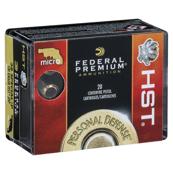 PER DEF MIC 38 SPC 129GR HST JHP 20RD/BX