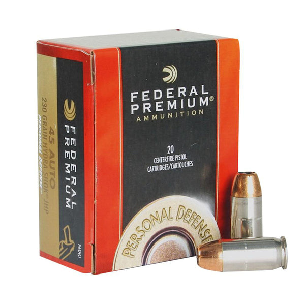 HYDRA SHOK 45 AUTO 230GR JHP 20RD/BX