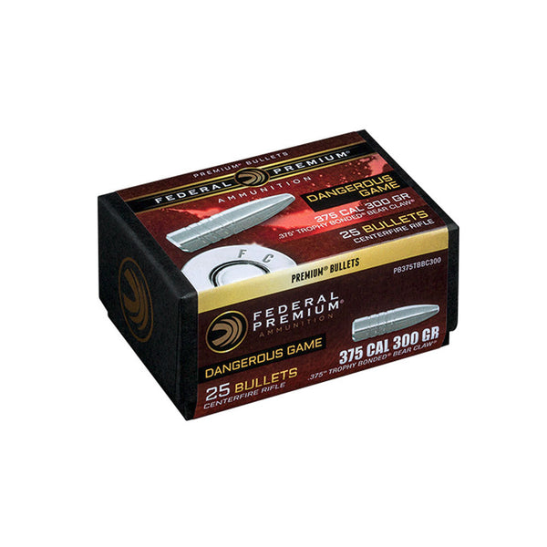 BULLET 375 CAL 250 GR TRP BND BEAR 25/BX
