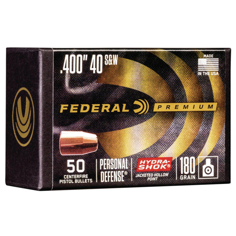 BULLET HYDRASHOK 40 CAL 180GR 50/BX
