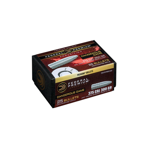 BULLET 458 CAL 300 GR TRP BND BEAR 25/BX