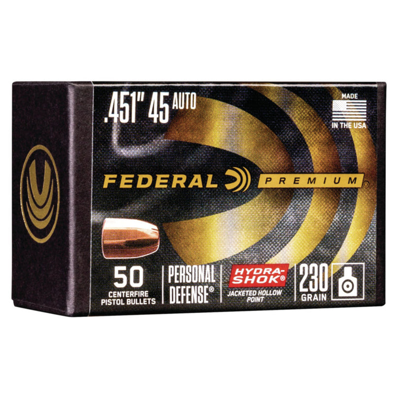 BULLET HYDRASHOK 45 AUTO 230GR 50/BX