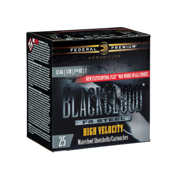 BLK CLD HV 12GA 3IN 1-1/8OZ 4 25RD/BX