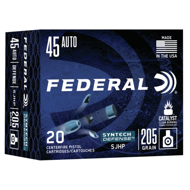 CENTERFIRE 45 AUTO 205GR SJHP 20/BX