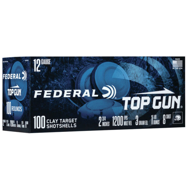 TOP GUN 12GA 2.75 1-1/8OZ SZ 8 100/BX