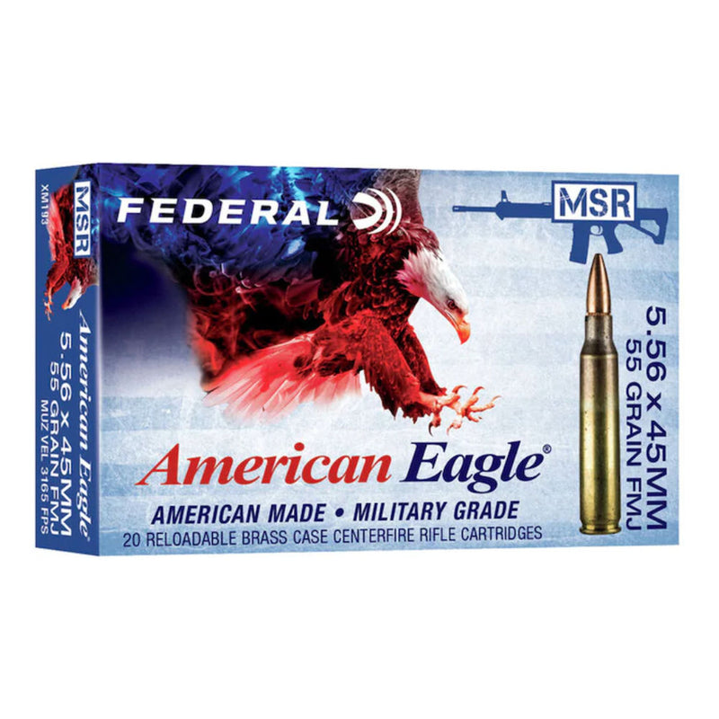 5.56MM 55GR FMJ-BT 20/BX
