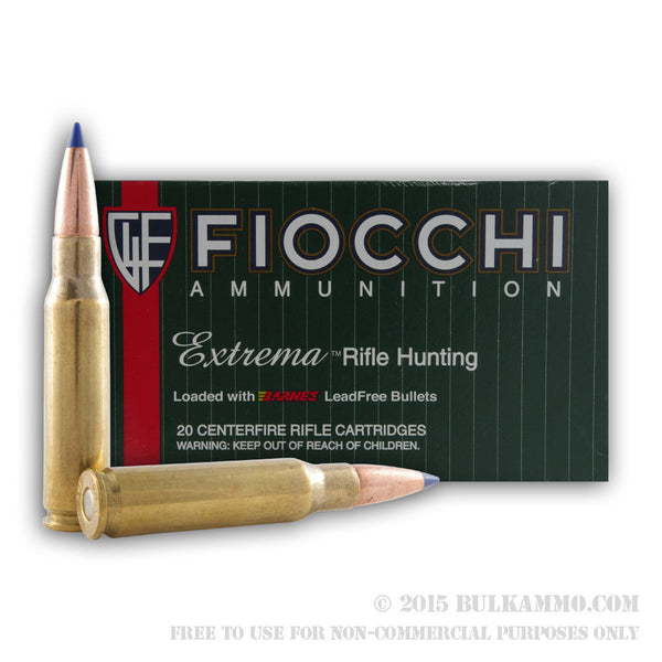 FIOCCHI 30-06 SPR 168GR BARNES TSX 20RD