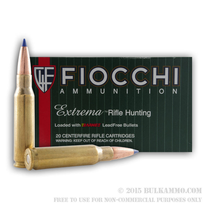 FIOCCHI 30-06 SPR 168GR BARNES TSX 20RD