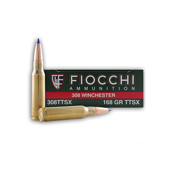 FIOCCHI .308 WIN 168GR BARNES TSX 20RD