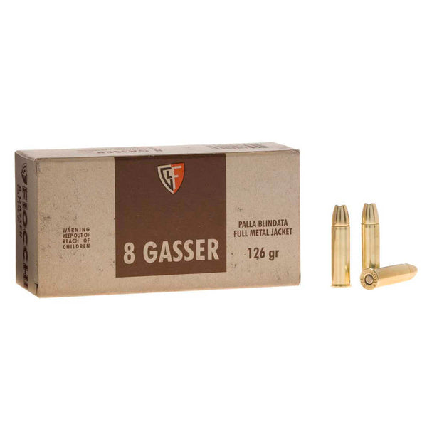 SPECIALTY 8MM GASSER 126GR FMJ 50RD