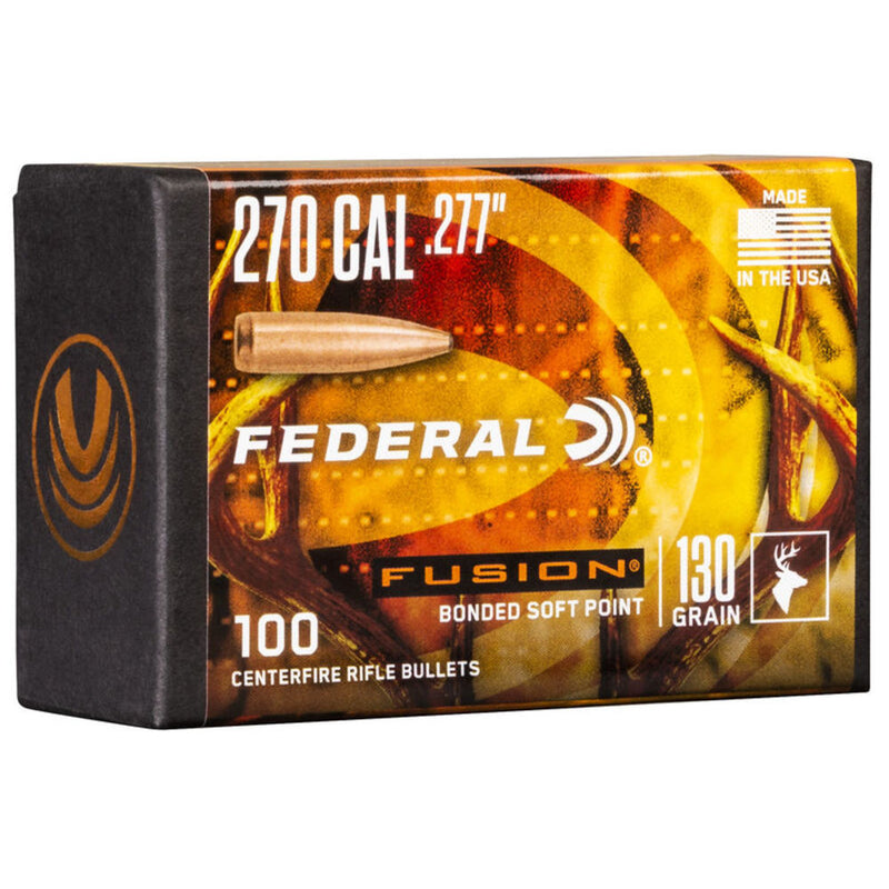 BULLET FUSION 130 GR 277 CALIBER 100/BX