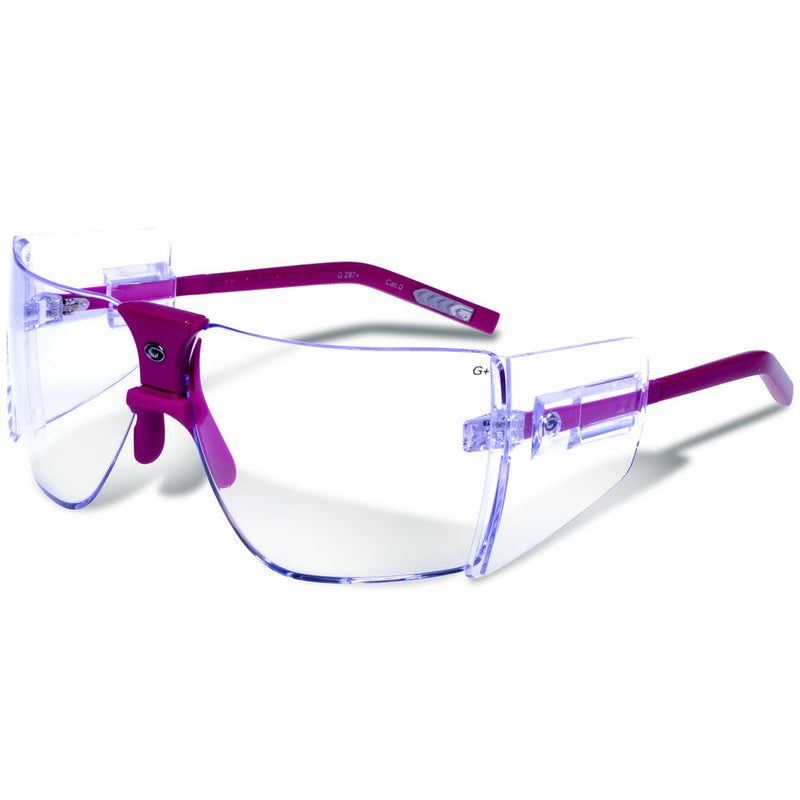 CLASSIC CLEAR LENS FUCHSIA FRAME