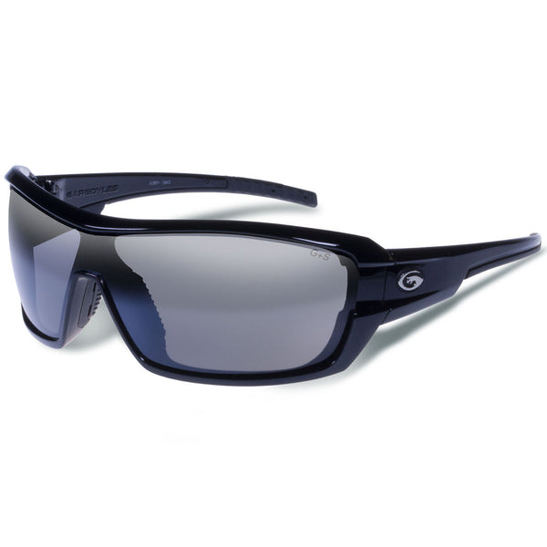 SHIELD SMK W/SILVER MIR LENS BLACK FRM