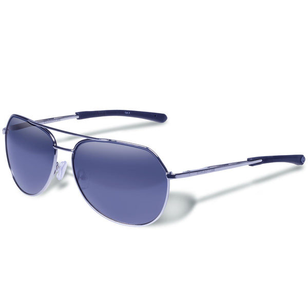 VICTOR NAVY GRADIENT POL LENS SILVER FRM