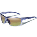 ZULU BRN POL W/ORG MIR LENS MAT SILV FRM