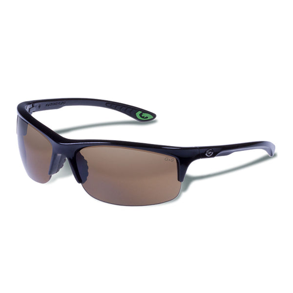 FLUX BROWN POLARIZED LENS BLACK FRAME