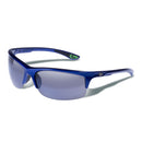 FLUX SMOKE POL W/SILV MIR LENS BLUE FRM