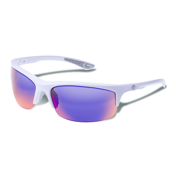 FLUX SMOKE W/PLASMA MIR LENS WHITE FRM